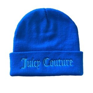 Juicy Couture Blue Beanie Hat
